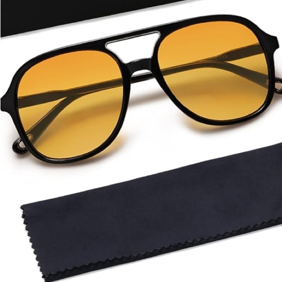 Black and Yellow Sunglasses for Stylish Accessory Lovers